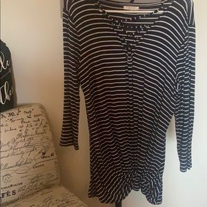 Navy Stripe 24/7 Tee